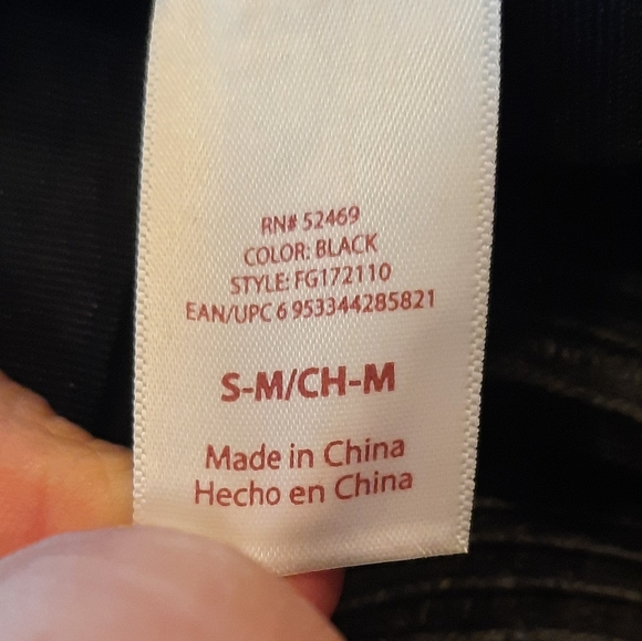 🎆 Black Floppy Beach Hat sz S-M Do Not Disturb - Picture 4 of 5